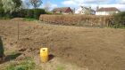 The finished clearance which was later marked out into three new allotments.